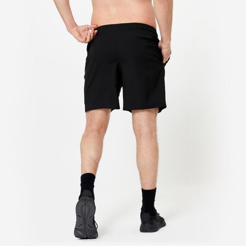 product_image_name-Domyos-Short de cross training performance respirant poches zippés homme - noir-4