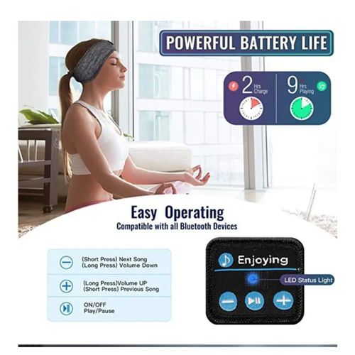 product_image_name-Generic-Bandeau/Bonnet de Sport et de Sommeil avec Bluetooth Audio Sans Fil Intégré-5