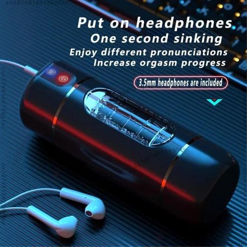 product_image_name-Generic-Masturbateur masculin avec v-ibration et son, 10 modes de v-ibration différents-5