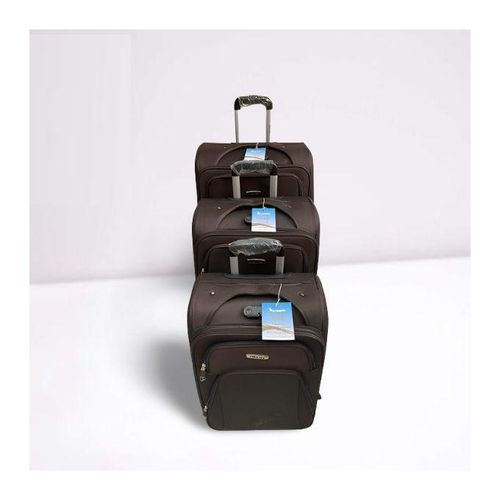 product_image_name-Generic-Lot de 3 Valises  de classe en Simili Cuir  – Design Élégant et Raffiné (Cabine, Moyenne 20kg , Grande 23kg)-1