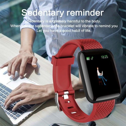 Generic Smart Watches 116 Plus Red Heart Rate Watch Smart