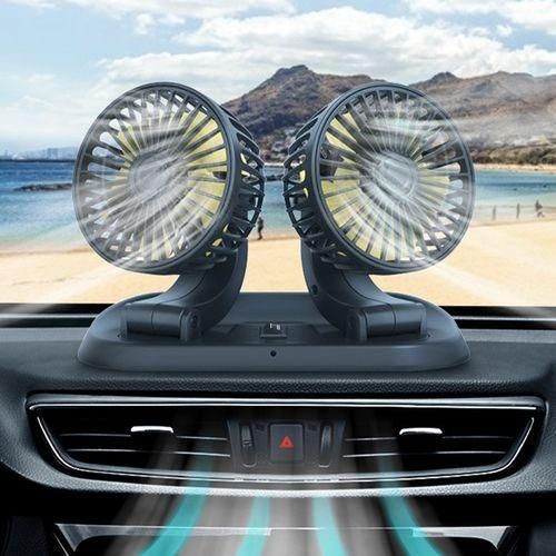 product_image_name-Generic-Ventilateur De Refroidissement électrique Pliant à Double Tête De Voiture-7