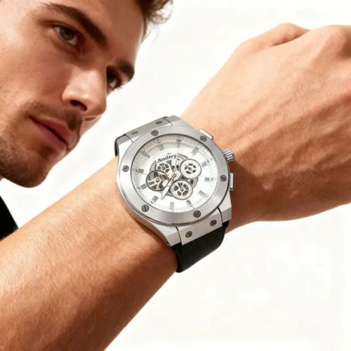 product_image_name-Generic-Montre pour homme à la mode, à cadran ajouré, bracelet en acrylique-2