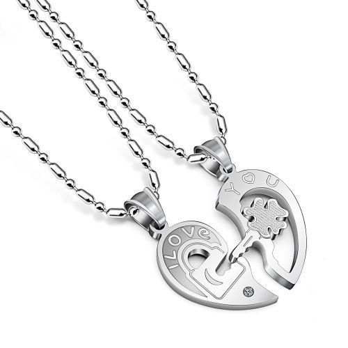 Fashion Collier Pendentif Couple  1 paire Prix pas cher 