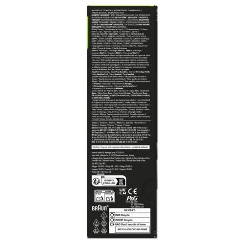 product_image_name-Gillette-Tondeuse Homme Body & Intimate i3 – Spéciale Corps & Zone Sensible – Rechargeable & Étanche-4