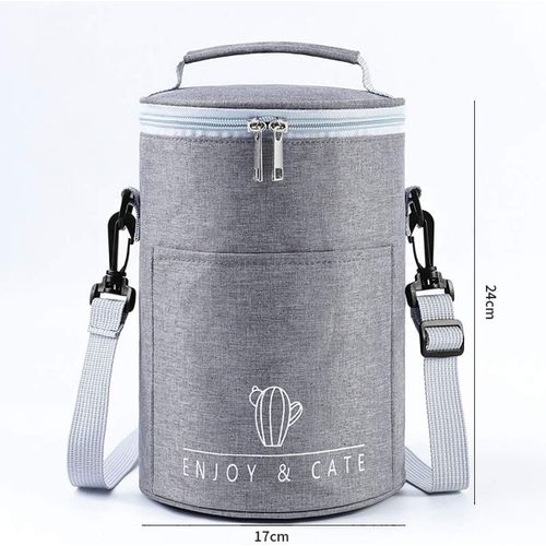 product_image_name-Generic-Grand sac isotherme rond en aluminium épais, portable, gris clair-2