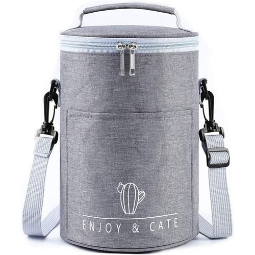 product_image_name-Generic-Grand sac isotherme rond en aluminium épais, portable, gris clair-7