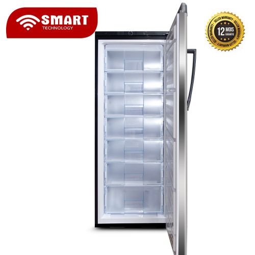 product_image_name-SMART TECHNOLOGY-Congélateur Vertical 258 Litres - 7 tiroirs - Gris -STCD-355- Garantie 12 Mois-1