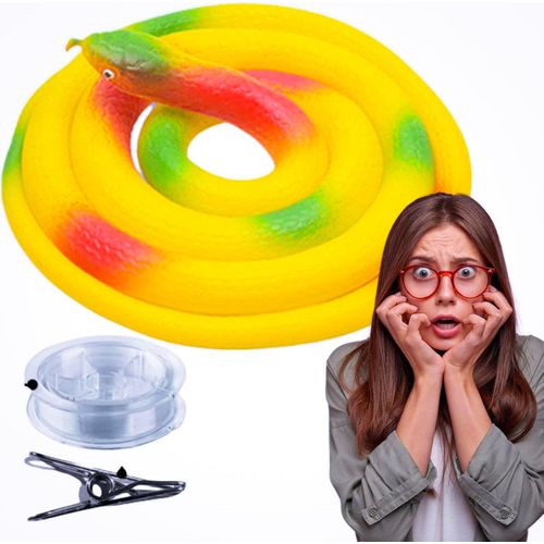 product_image_name-Generic-Faux Serpent Réaliste - Jouet amusant pour faire Pranks ou Blagues - Accessoires de Farce - Ideal pour décoration-6
