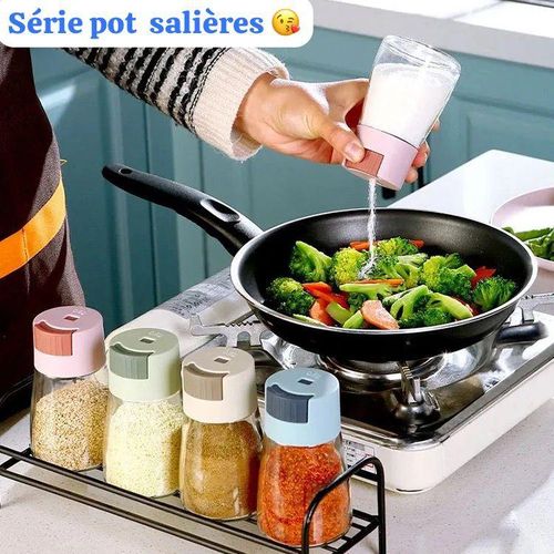 product_image_name-Generic-Série de pot en verre de luxe avec contre de l'assaisonnement - pot à épices 3 pièces avec couvercles-1