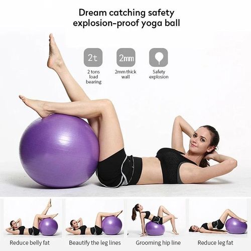 product_image_name-Generic-Ballon De Yoga, Gym Ball + Pompe-4