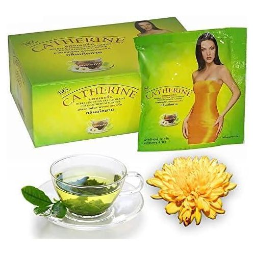 product_image_name-Generic-Catherine Lot de 32 sachets de thé minceur (1 boîte) pur et naturel, thé de chrysanthème détox, thé vert pour homme et femme-1