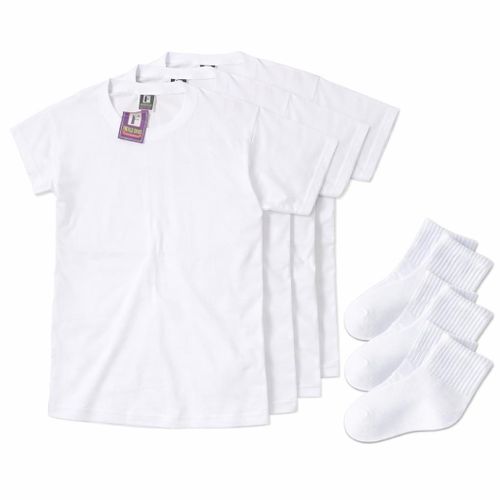 product_image_name-Generic-Pack Layenne Spécial Ziarra - L'Équipement Idéal (3 T-shirts & 3 Paires de Chaussettes)-1