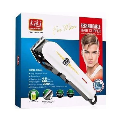 product_image_name-Generic-Kiki Pro High Tondeuse sans fil Rechargeable - Blanc-3