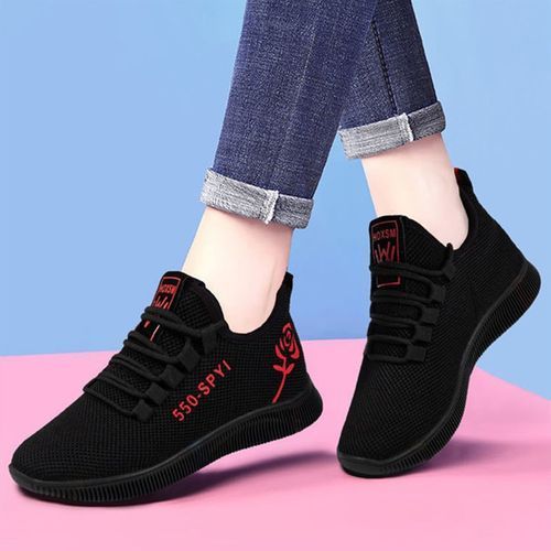 Fashion Chaussures Femmes Baskets Noir Rouge Prix pas cher Jumia SN