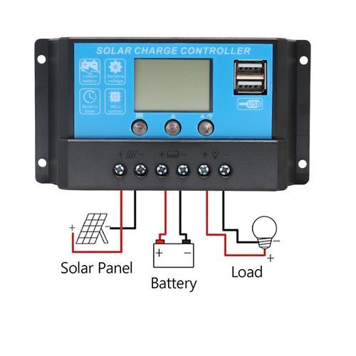 Generic 30A Contrôleur De Charge Solaire - Étanche - 12V / 24V - Prix pas  cher