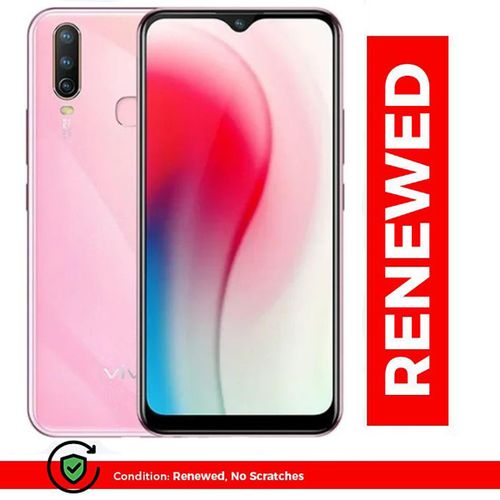 product_image_name-Renewed-Vivo Y17 smartphone 6GB+128GB ROM Dual SIM 6.35in 5000AMh Screen HD Camera 13MP Face identify + Fingerprint- pink-1