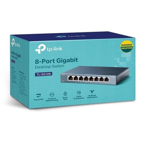product_image_name-TP Link-TP-Link Switch Réseau - 8 Ports Gigabit Sg108 - Boîtier Métal-1