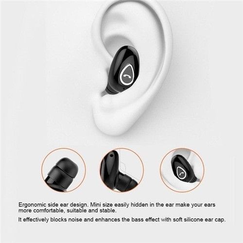 Oreillette Bluetooth Pour Téléphone Portable, Oreille Unique Ipx5