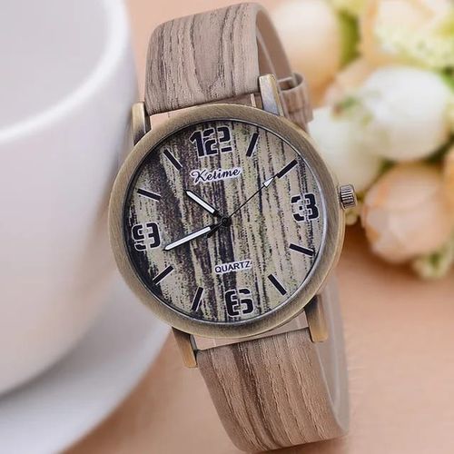 Montre effet bois shop