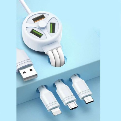 Chargeur 220V, USB 1A (pour IPhone), blanc