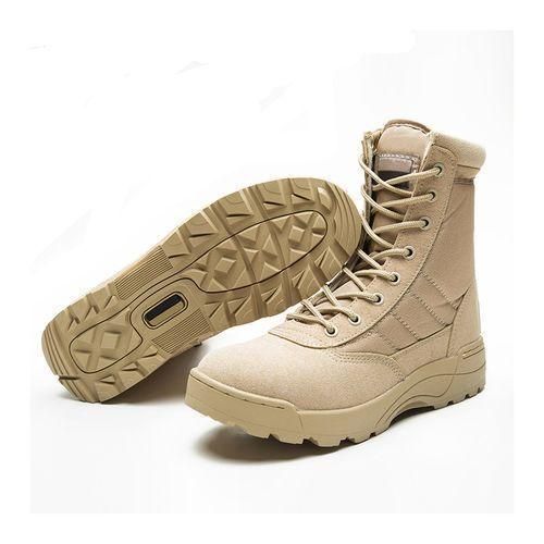 product_image_name-Fashion-Bottes tendance pour hommes, chaussures de sécurité, bottes du désert, bottes pour hommes - Kaki-2
