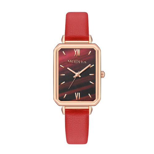 Montre rectangulaire best sale femme pas cher