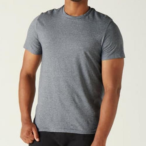 Fashion T shirt Gris Manches Courtes Coton unisex. Prix pas