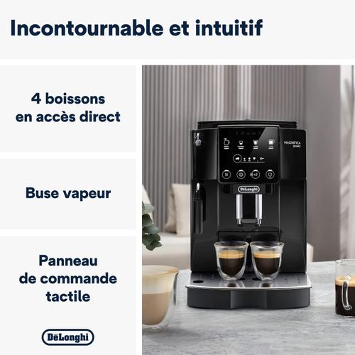 Delonghi - machine à expresso avec broyeur pour Café en grains et