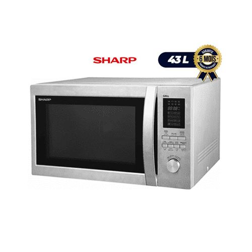 Sharp Micro onde avec grill - Sharp - 78BT(ST) - 1200W - 43L - GRIS - Prix  pas cher
