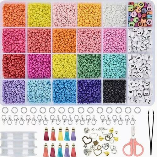 Kit de bracelet de perles de ficelle fait à la main pour enfants