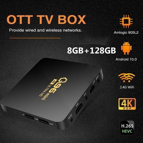 Generic 2+16G Smart TV Box Android 10.0 Q96 MINI 5G Media Player. - Prix  pas cher