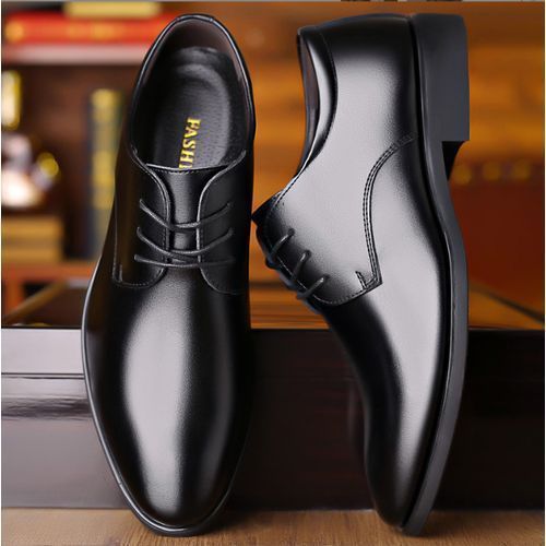 Generic Ensemble De Chaussures D affaires En Cuir PU a La Mode Noir Prix pas cher Jumia SN