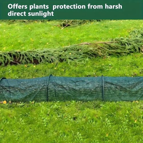 product_image_name-Generic-300*45*45cm Serre tunnel de jardin de avec filet d'ombrage - Cadre en plastique et métal durable - Vert-8