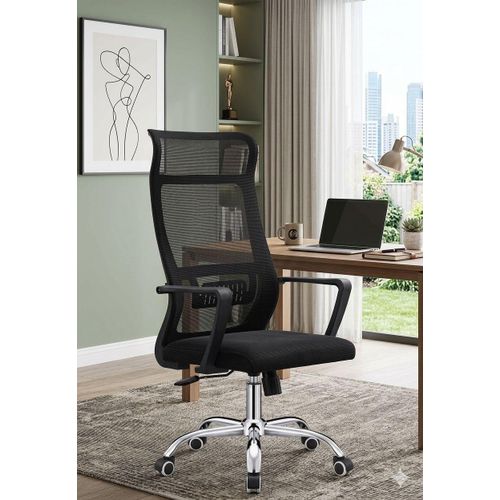 product_image_name-Generic-Chaise de bureau ergonomique en maille avec accoudoirs -1