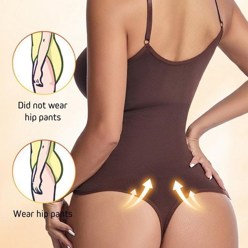 product_image_name-CALLIARA-Body sculptant sans couture à bretelles ultra-extensible, contrôle ciblé du ventre et modelage de la taille, shaper invisible à bretelles réglables-4