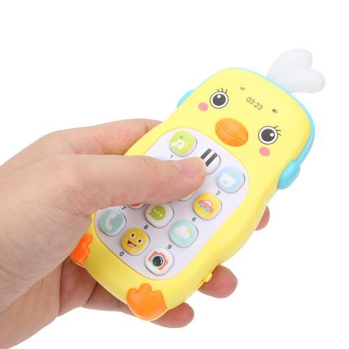 Generic Bébé téléphone jouet musique son dessin animé enfants éducation  précoce sommeil artefact - Prix pas cher