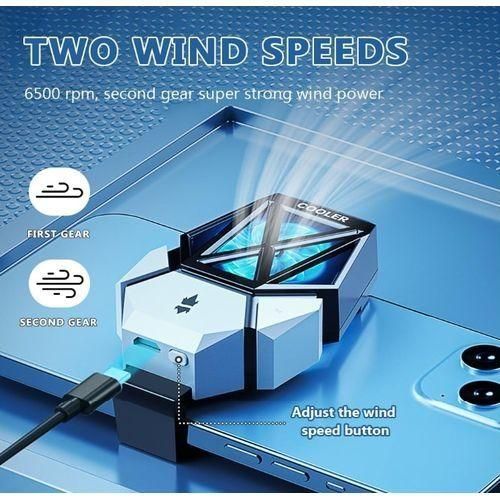 product_image_name-Generic-Portable Jeu Mobile Refroidissement Ventilateur Radiateur，Refroidisseur Téléphone-4