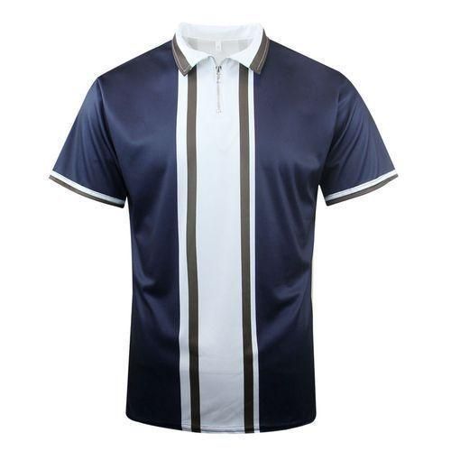 product_image_name-Berrykey-Polo Homme Manches Courtes Bleu Marine-4