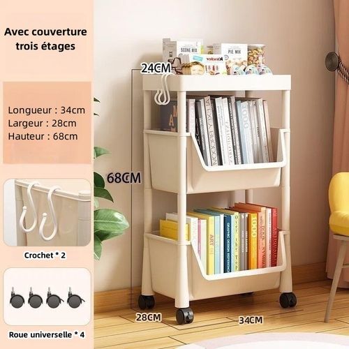 Generic Armoire de rangement en plastique multifonctionnelle 5