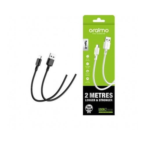 Oraimo CABLE CHARGEUR USB TYPE C 2M CHARGE RAPIDE UDON 2 C56