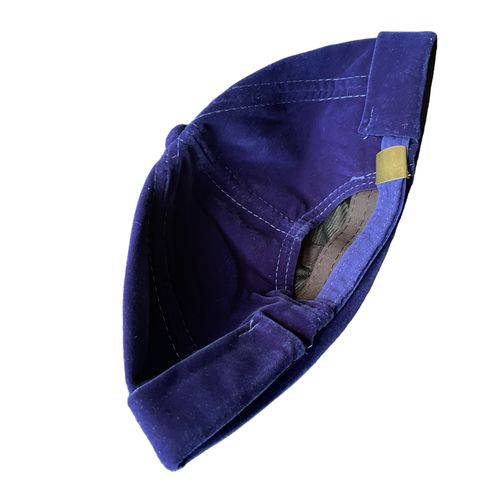 product_image_name-Fashion-Bonnet docker marin casquette sans visière velours - bleu-2