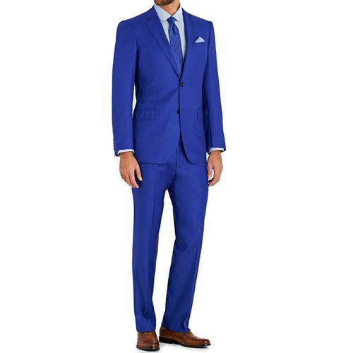 Veste Costume Complet Pour Homme 2 Pièces Couleur Bleu CMU00192 - Sodishop