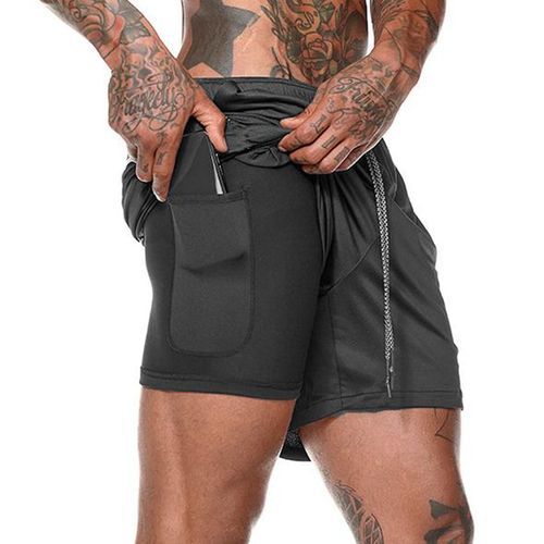 Shorts de Sport Noirs pour Homme