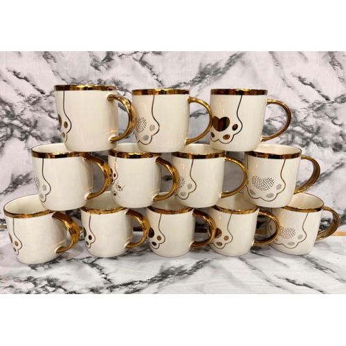 product_image_name-Generic-Ensemble de 12 tasses à petit déjeuner - doré-1