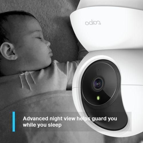 product_image_name-tapo-TPLink Caméra De Surveillance Wifi C200 - 360° - Vision Nocturne - Bébé - SD - Full HD - Intérieur-3