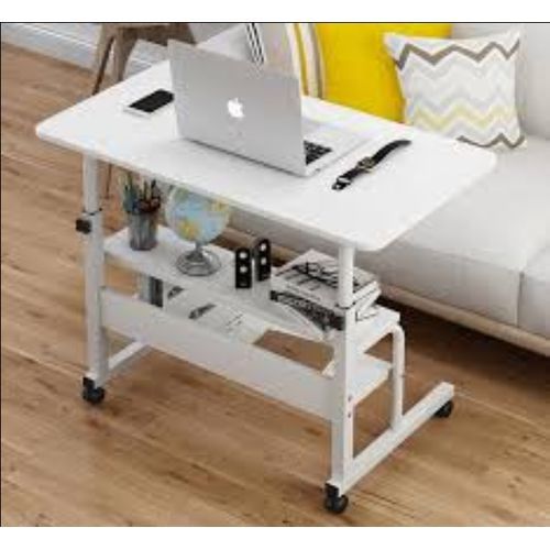 product_image_name-Generic-Table Multifonctions avec Etagères et Roue pour Ordinateur -Beige-2