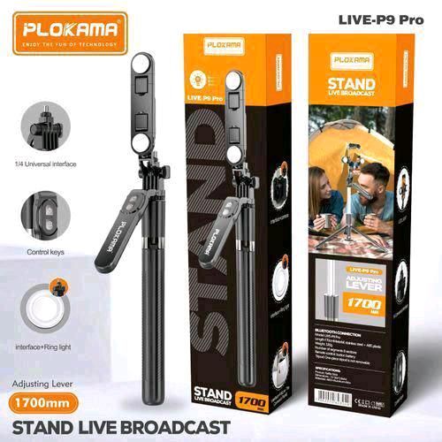 product_image_name-Generic-Perche à Selfie Trépied extensible avec commande sans fil pliable rotatif à 360° pour téléphone portable ou appareil photo-2