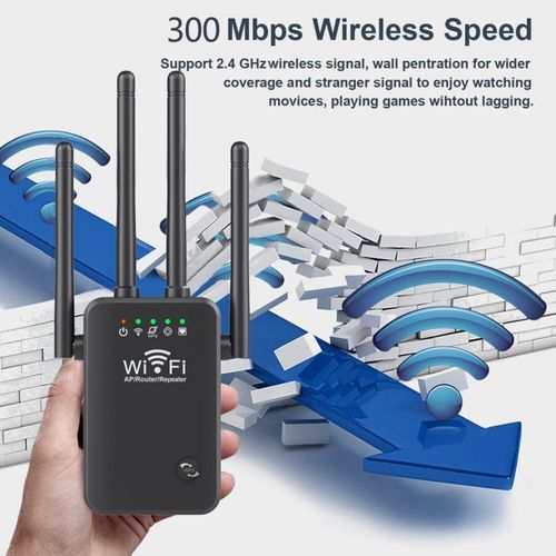 Répéteur WiFi Amplificateur WiFi 300Mbps 2.4GHz Repeteur WiFi