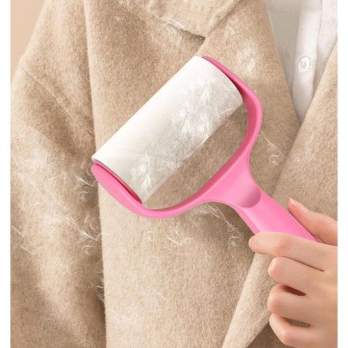 product_image_name-Generic-Rouleau Anti-Peluches Avec Bandes De Test Détachables, Rouleau Pour Poils D'animaux Avec 1 Poignée, Appareil D'épilation，4 Rouleaux De Papier - 55 Déchirures/Rouleau-7